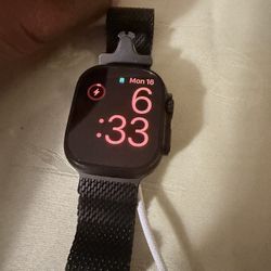 Apple Watch Ultra 3 W/ Titanium Milanese Loop