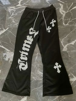 Baggy Graphic Cross Sweatpants
