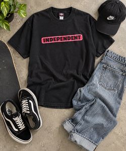 Independent Trucks Y2K Black Skate T-Shirt Men’s Large