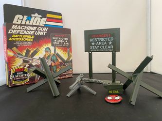 Vintage 1984 GI Joe Machine Gun Defense Unit