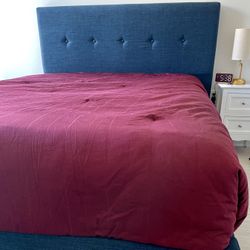 Queen Bed Frame And Headboard - GREAT CONDITION!