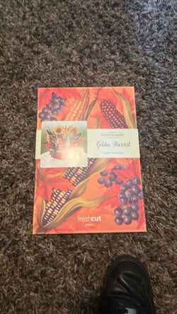 25 FreshCut Paper Golden Harvest Pop-Up Fall Basket