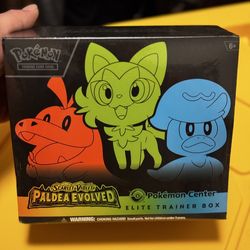 Paldea evolved pokemon center elite trainer box