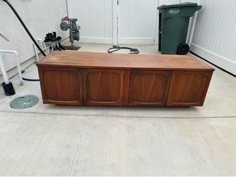 Solid wood console