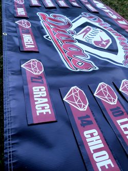 Mini Banner Player Name Number Vinyl Snipes