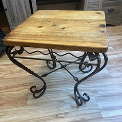 end table, western theme