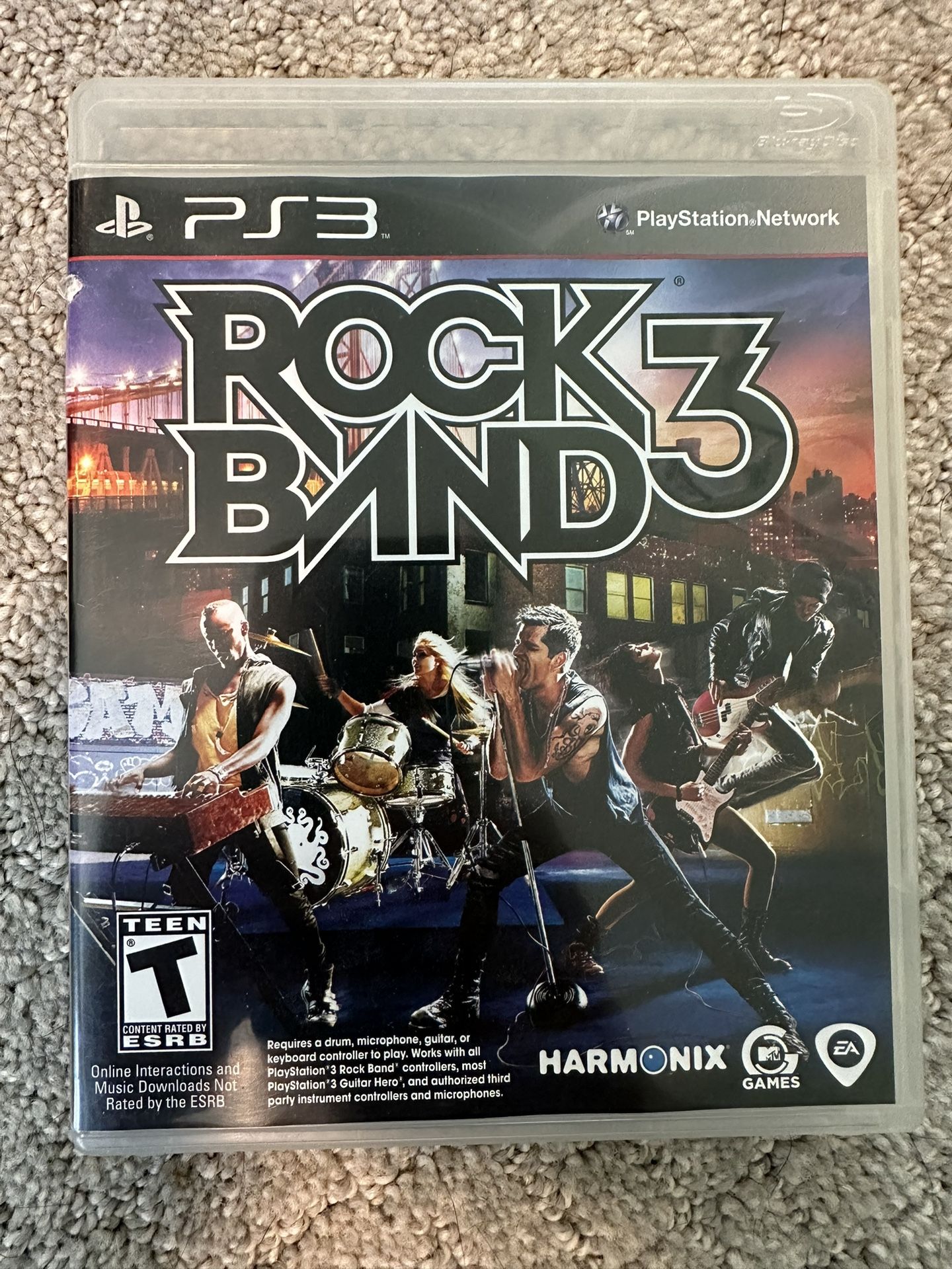 Rock Band 3 Video Game PS3 PlayStation 3