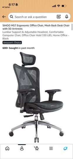 SIHOO M57 ergonomic office chair