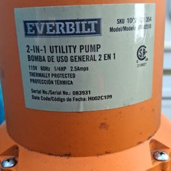 I am selling a water pump, this is the used, semi-new size.