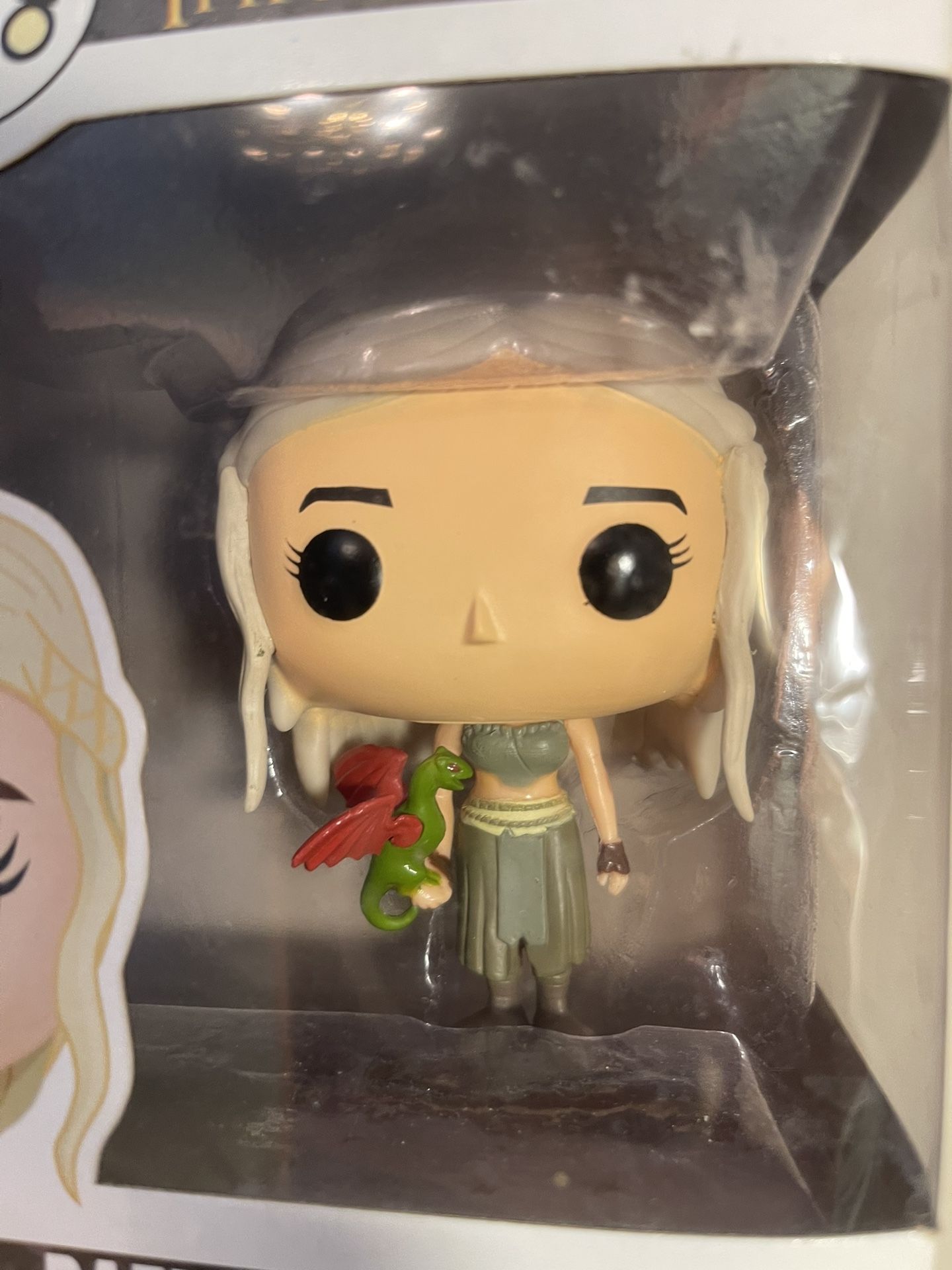 Funko Pop! Game of Thrones Daenerys Targaryen #03 (Green/Red Dragon) — Boxed