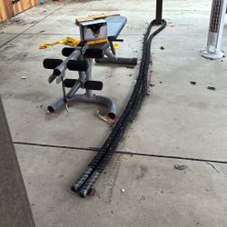 Free Weighted Rope And Bench 