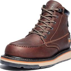 NEW Size 7 Timberland PRO Men Work Boots Gridworks 6" Soft Toe Waterproof Industrial Wedge Construction Boots