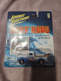 2000 Johnny Lightning. Surf Rods Big Kahuna. Ford Pickup Truck.