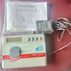 Rain Bird ISA 304 Series Sprinkler Timer 4 Stations Watering System *GREAT CONDITION*  