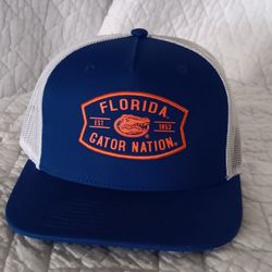 Florida Gator Nation Embroidered Patch Hat Nwot