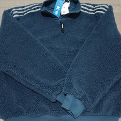 Adidas X Blondey Sherpa Half Zip