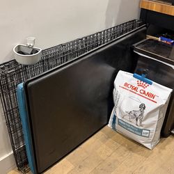 XL Dog Crate with Bed - GREAT Condition