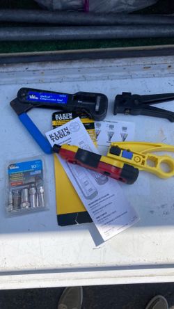 Klein and Ideal tools for phone and coaxial cable . Sale !