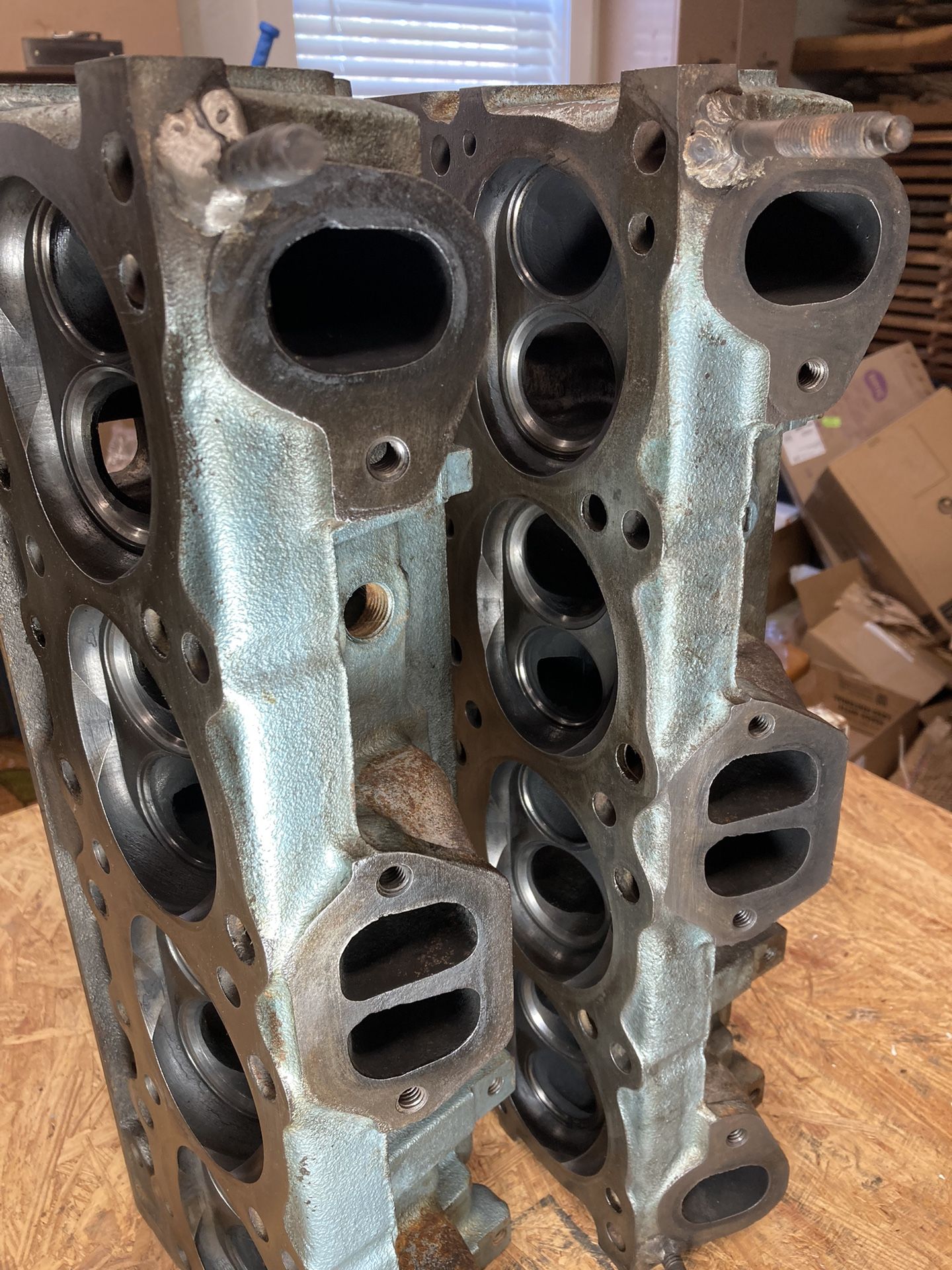 Pontiac V8 Heads. 7L4 1972 455.