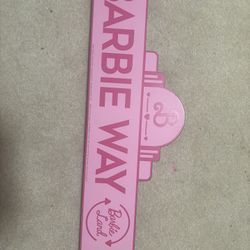 Barbie Sign 