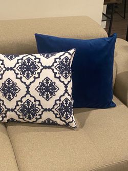 Variety Of Bright Upscale Throw Pillows Used For Staging, Sold Individualy