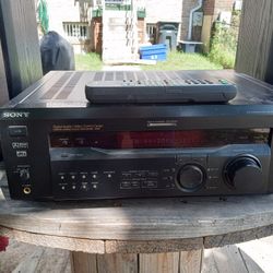 500 Watt Sony 5.2 AV RECEIVER WITH Phono Input, 4-8Ohms Speaker Switch And Remote Control 