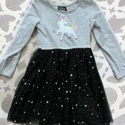 Little Girls Unicorn Dress 