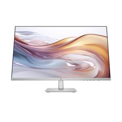 HP - 27" IPS LED FHD 100Hz Monitor with Adjustable Height (HDMI, VGA) - Silver & Black