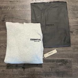 light oatmeal essentials hoodie