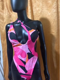 Bikini   one piece Miami pink