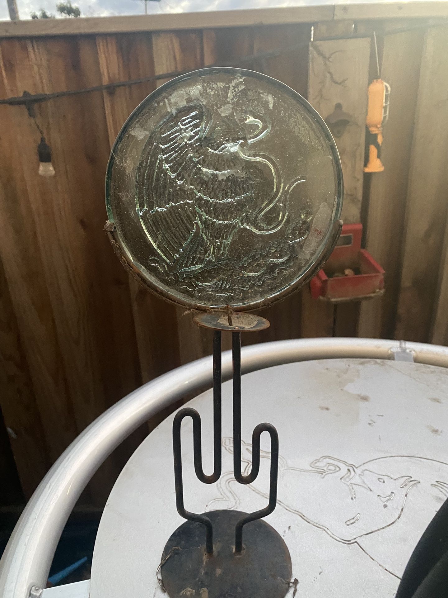 Mexican Flag Candle Holder