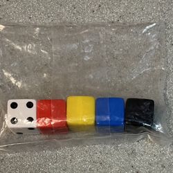 Vintage Parker Brothers Pictionary Game Pieces-New In Package-Five Pieces Total.