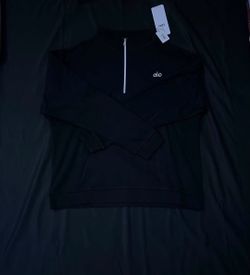 Alo Black Quarter-Zip