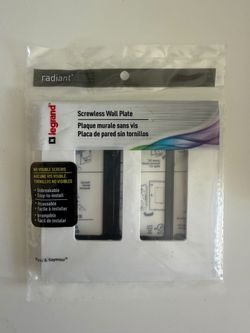 Light wall panels  Eaton 4-gang screwless $5 / only 1    Eaton 3-gang screwless $4 / 2 available   Legrand Radiant 2-gang screwless $3 / 9 available  
