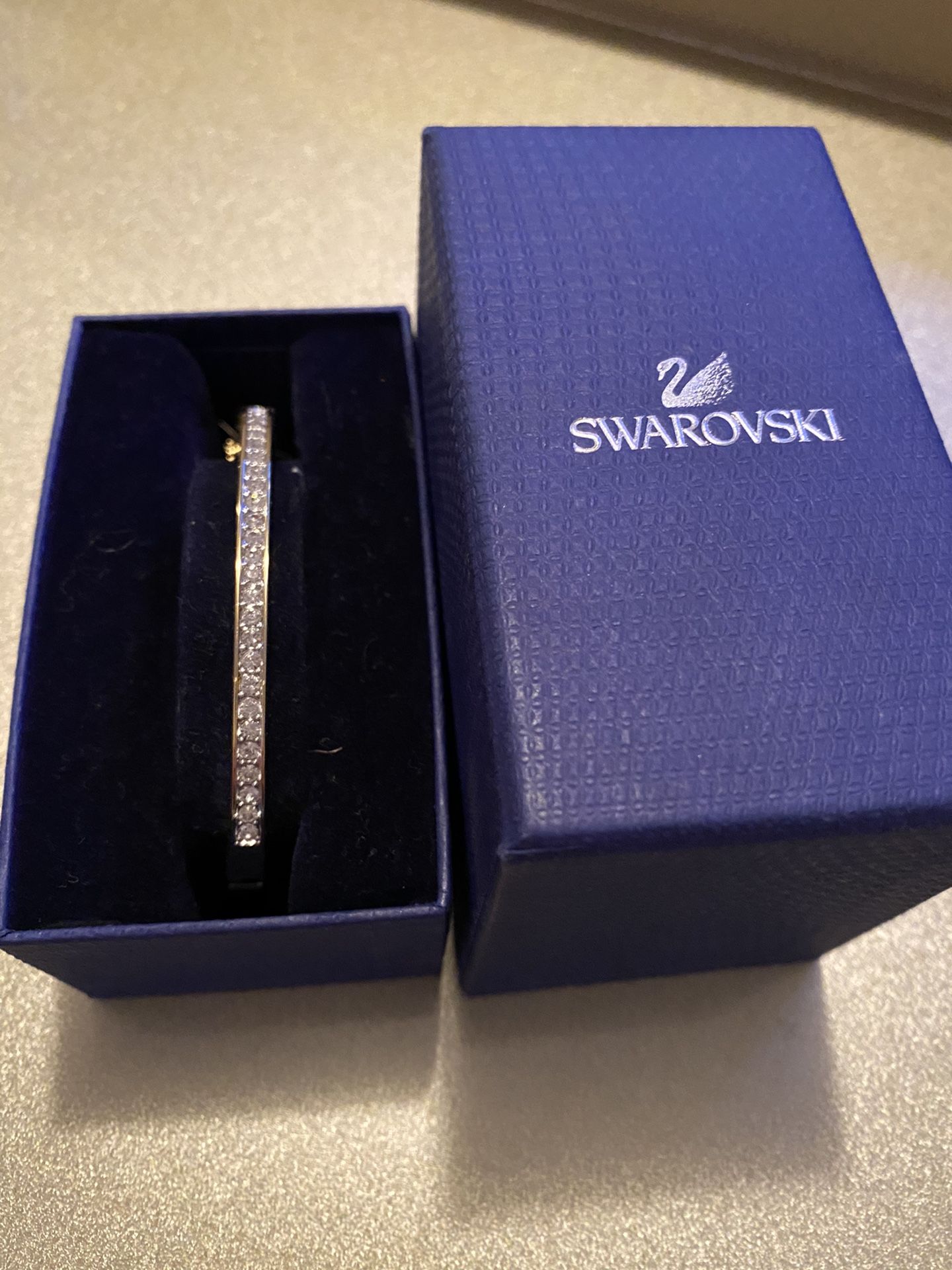 Swarovski Bracelet- Gold Bangle