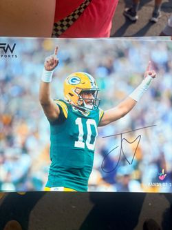 Signed Jordan Love 8x10