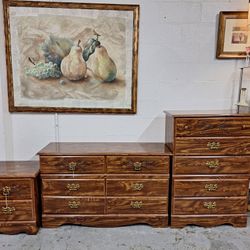(3)pc Bedroom Set(Dresser,Chest,Nightstand)