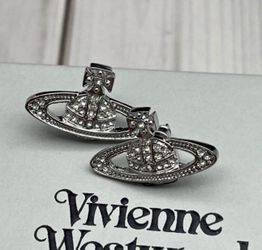 vivienne westwood silver earrings