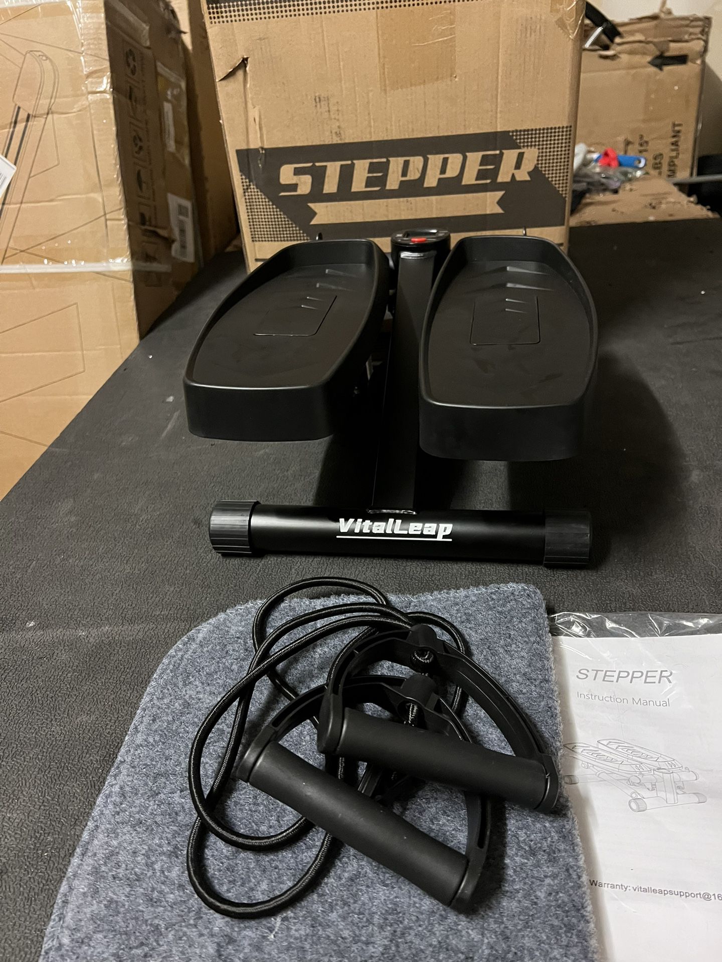 Stair Stepper Vitaleap With Resistance Band For Exercise Workout 