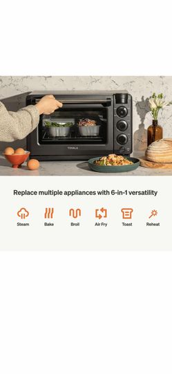 Tovala Smart Oven Pro, 6-in-1 Countertop Convection Oven - Steam