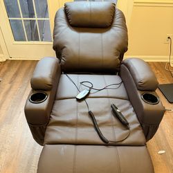 Leather Recliner Chair – Electric – Very Comfortable
