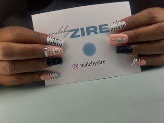 zebra nail set