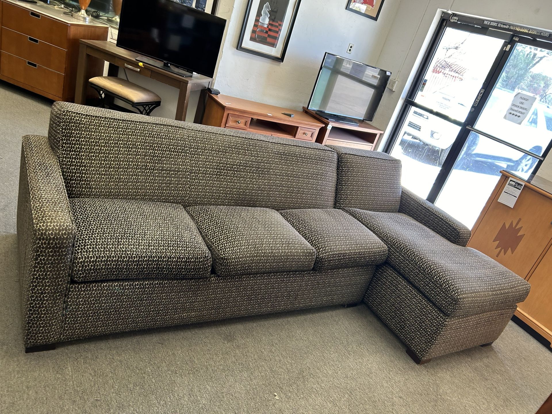 2 pc Sleeper Sectional