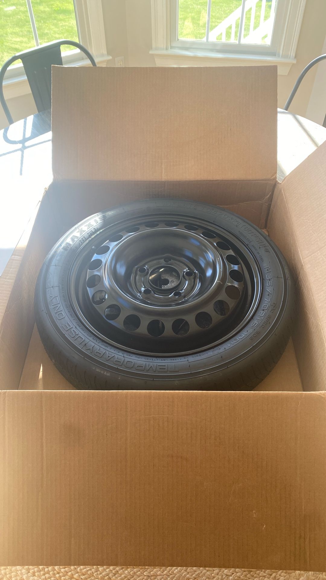 Spare Tire With Jack Kit