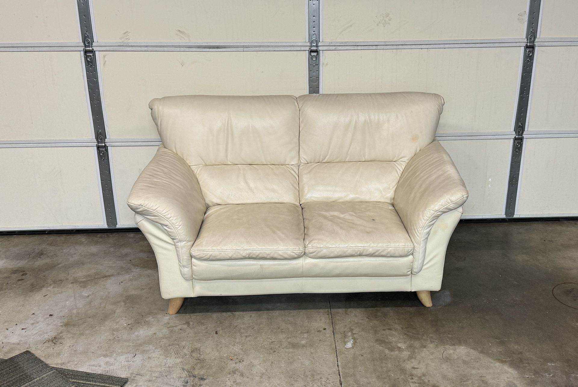 Couch Leather Loveseat Durable