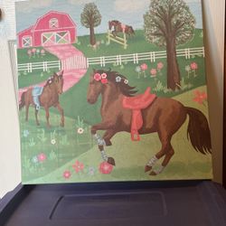Pretty Horses Canvas