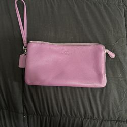Coach Lavender Wristlet! 