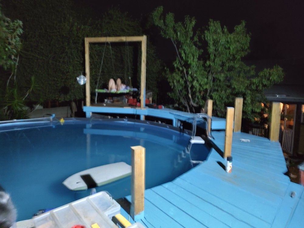 Framing Pool Deck