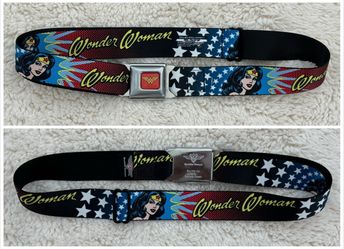 Buckle-Down Wonder Woman DC Comics seatbelt belt - fits 24-38