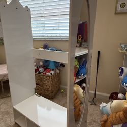 Storage, Rack For Clothes & Mirror